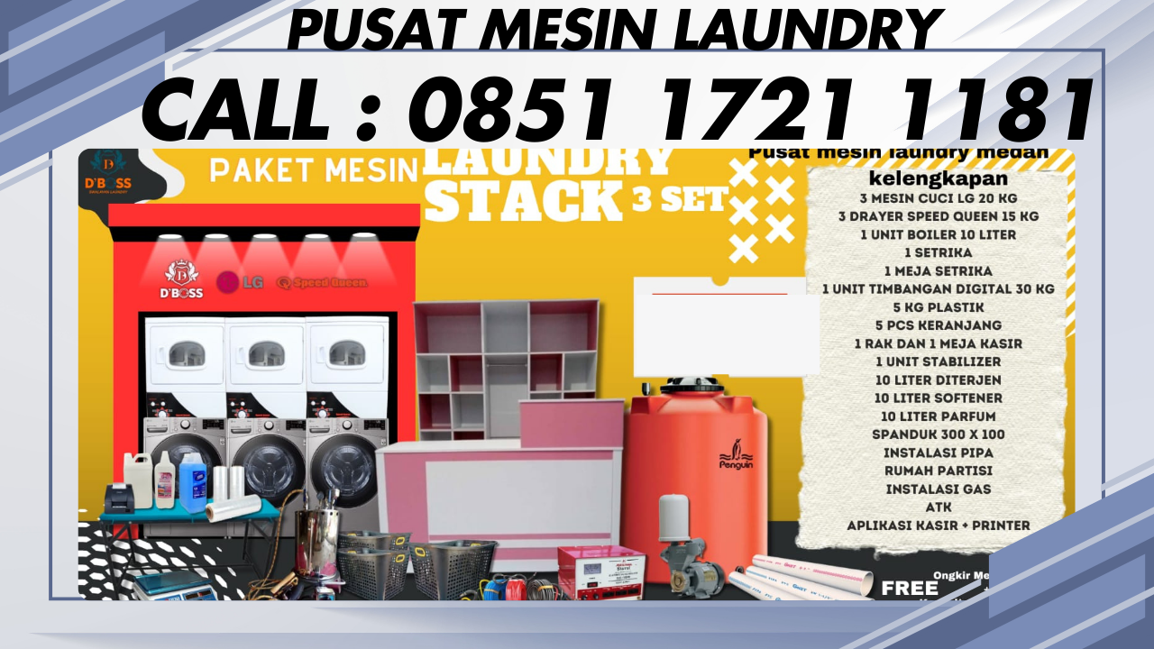 Paket Usaha Laundry Medan
