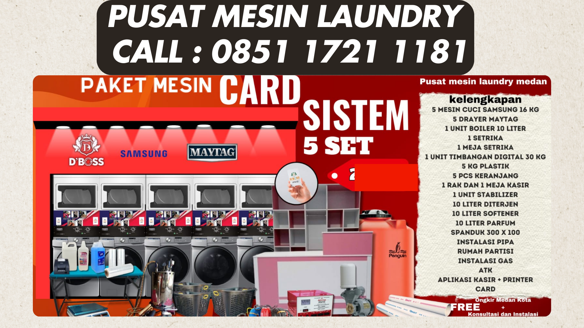Jual mesin laundry cianjur