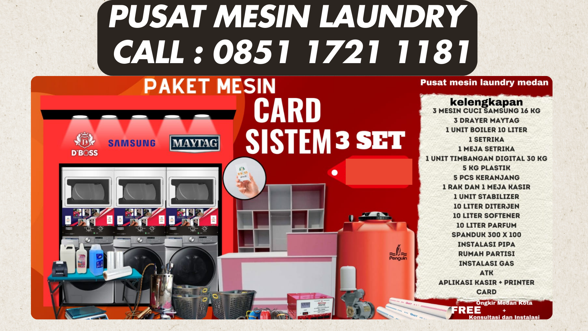 Jual mesin laundry garut