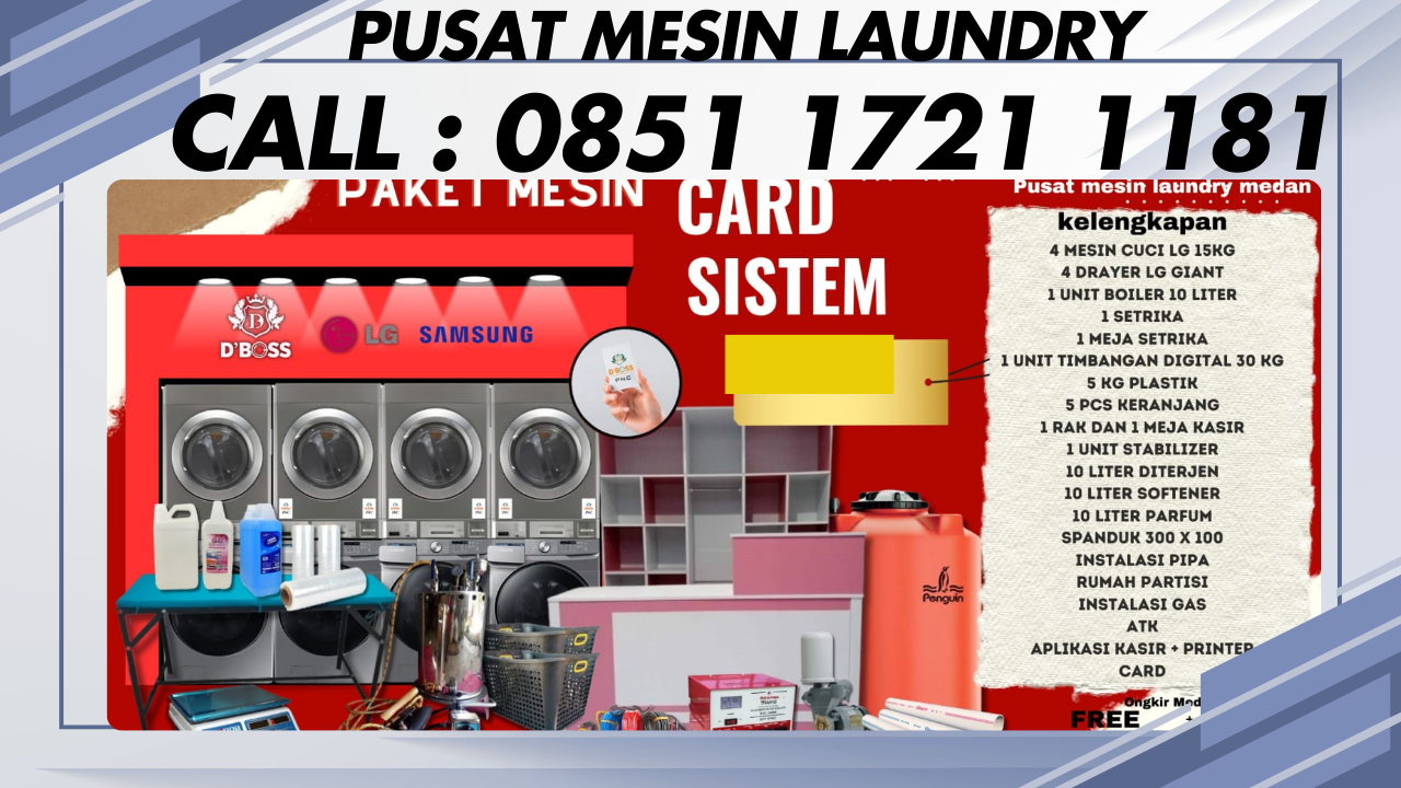 Jual mesin laundry telukwondama