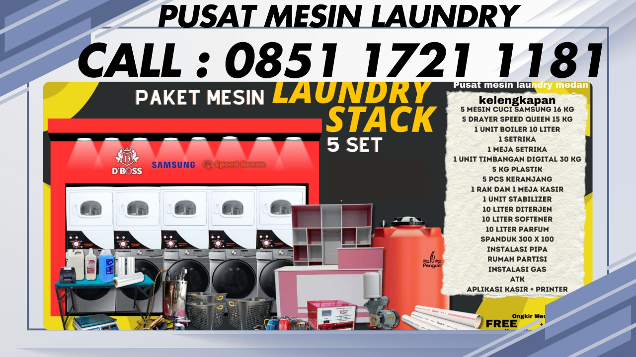 Jual mesin laundry lahat