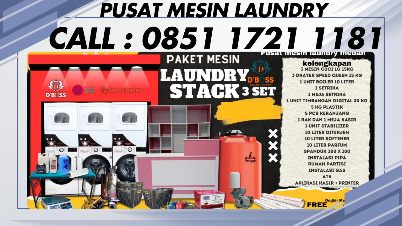 Jual mesin laundry lamandau