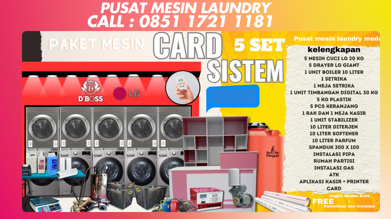Jual mesin laundry manggarai