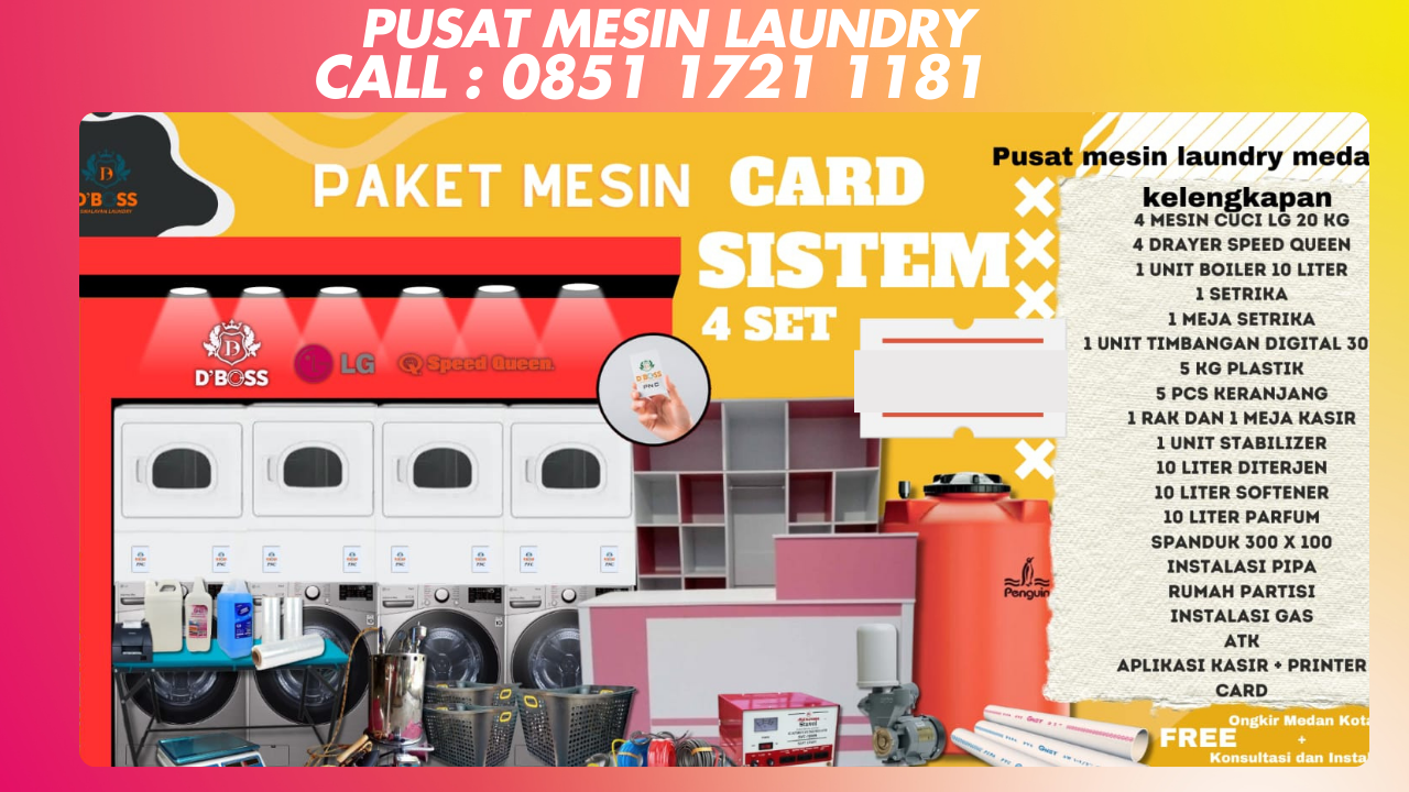 Jual mesin laundry kutaikartanegara