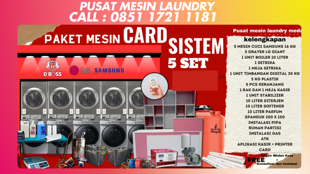 Jual mesin laundry paser