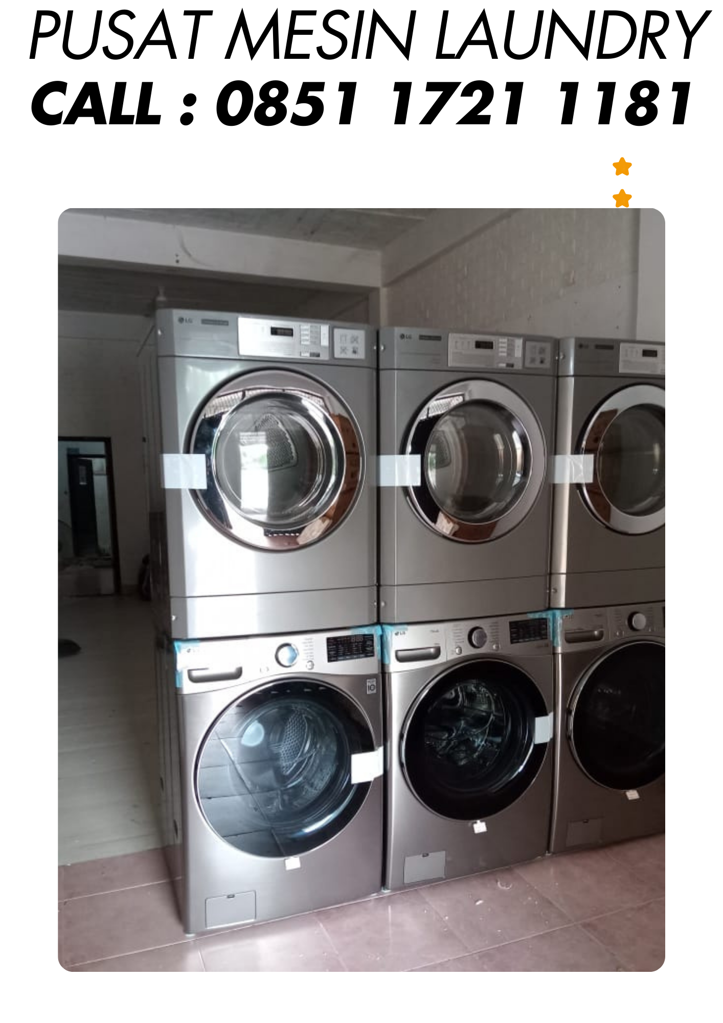 Jual mesin laundry medan