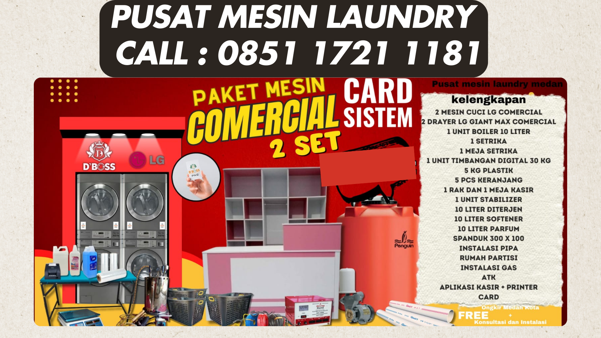 distributor paket laundry medan