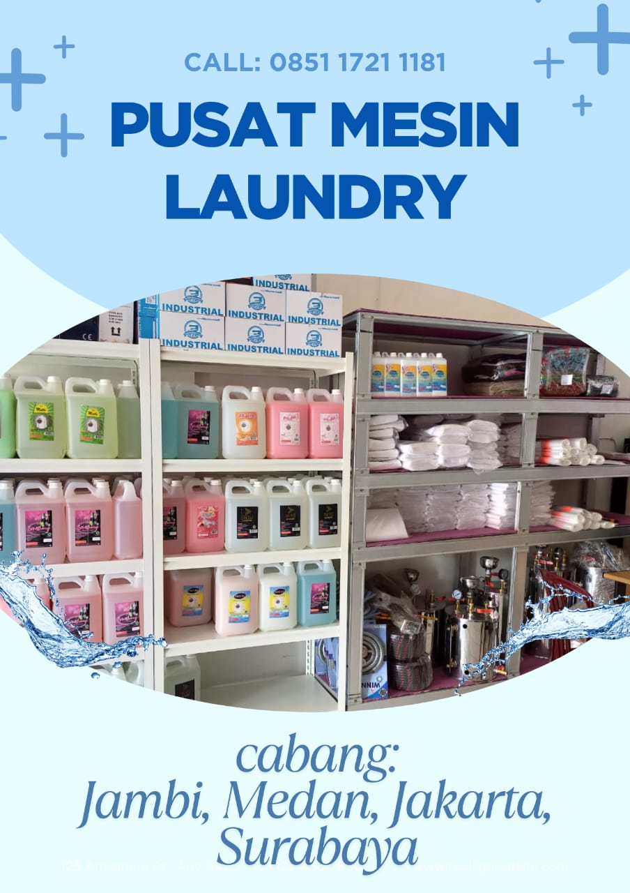 DISTRIBUTOR PERLENGKAPAN USAHALAUNDRY BALIIKPAPAN