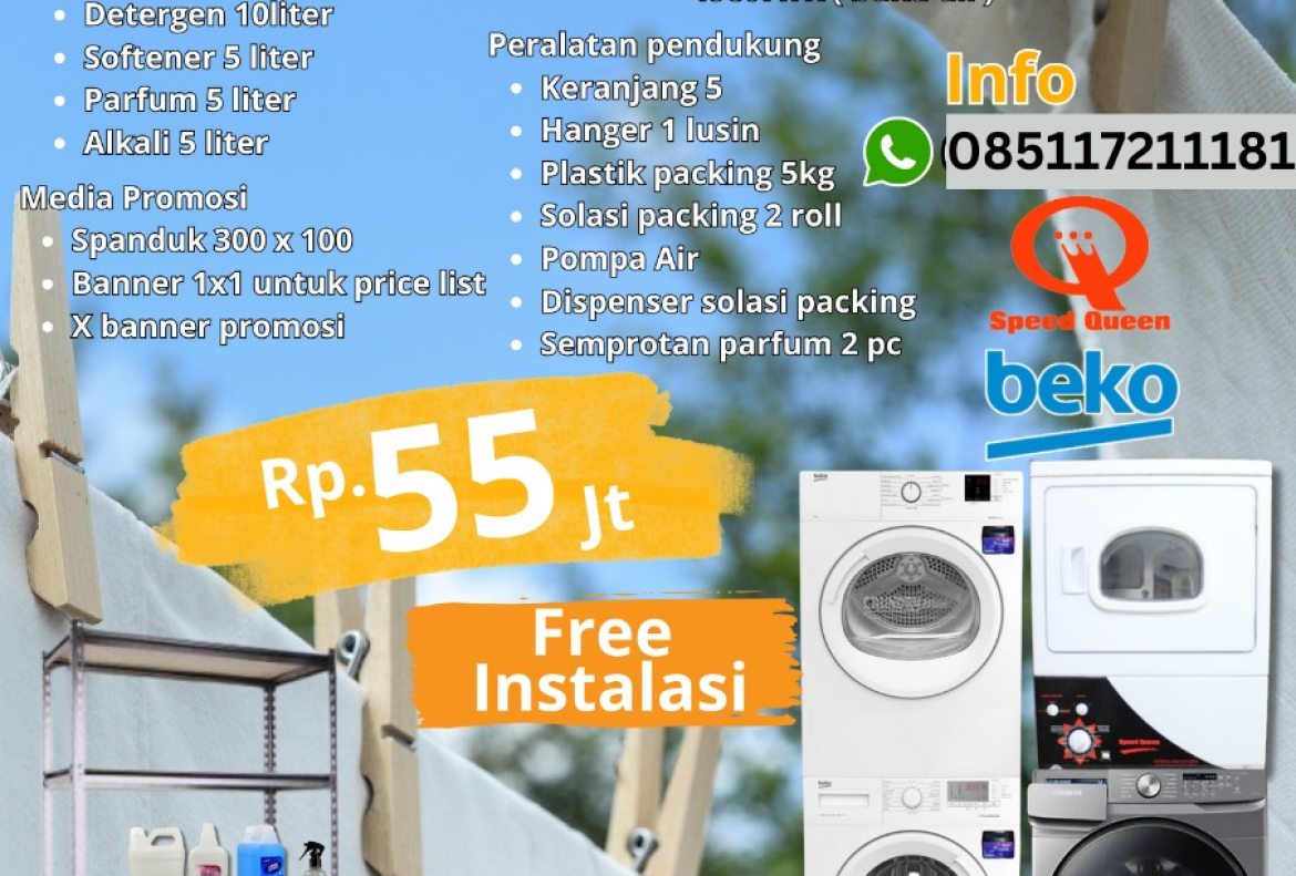 sedia paket laundry Jambi