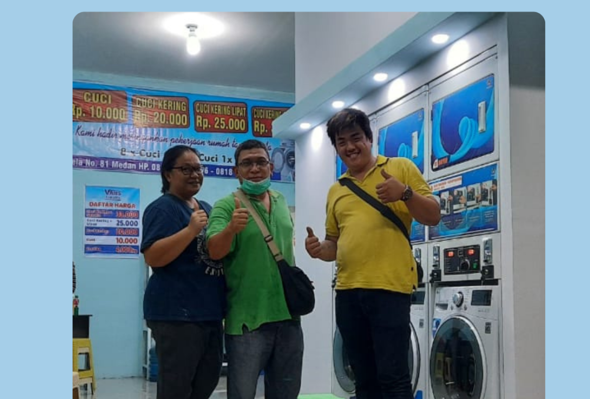 Jual mesin laundry bandarlampung