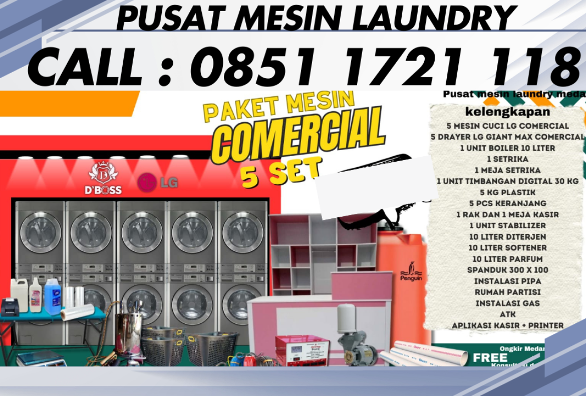 Jual mesin laundry sukamara