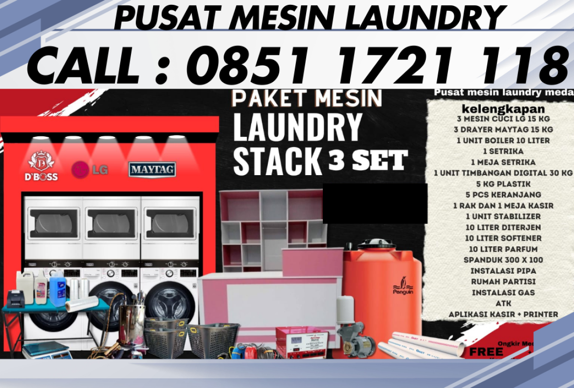 Jual mesin laundry bontang