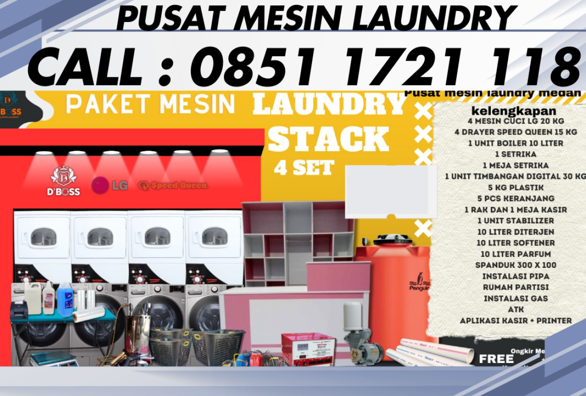 Jual mesin laundry banjar