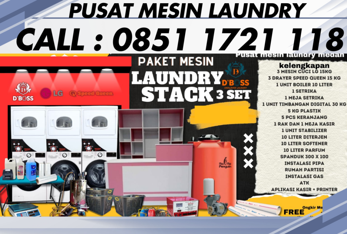 Jual mesin laundry lamandau
