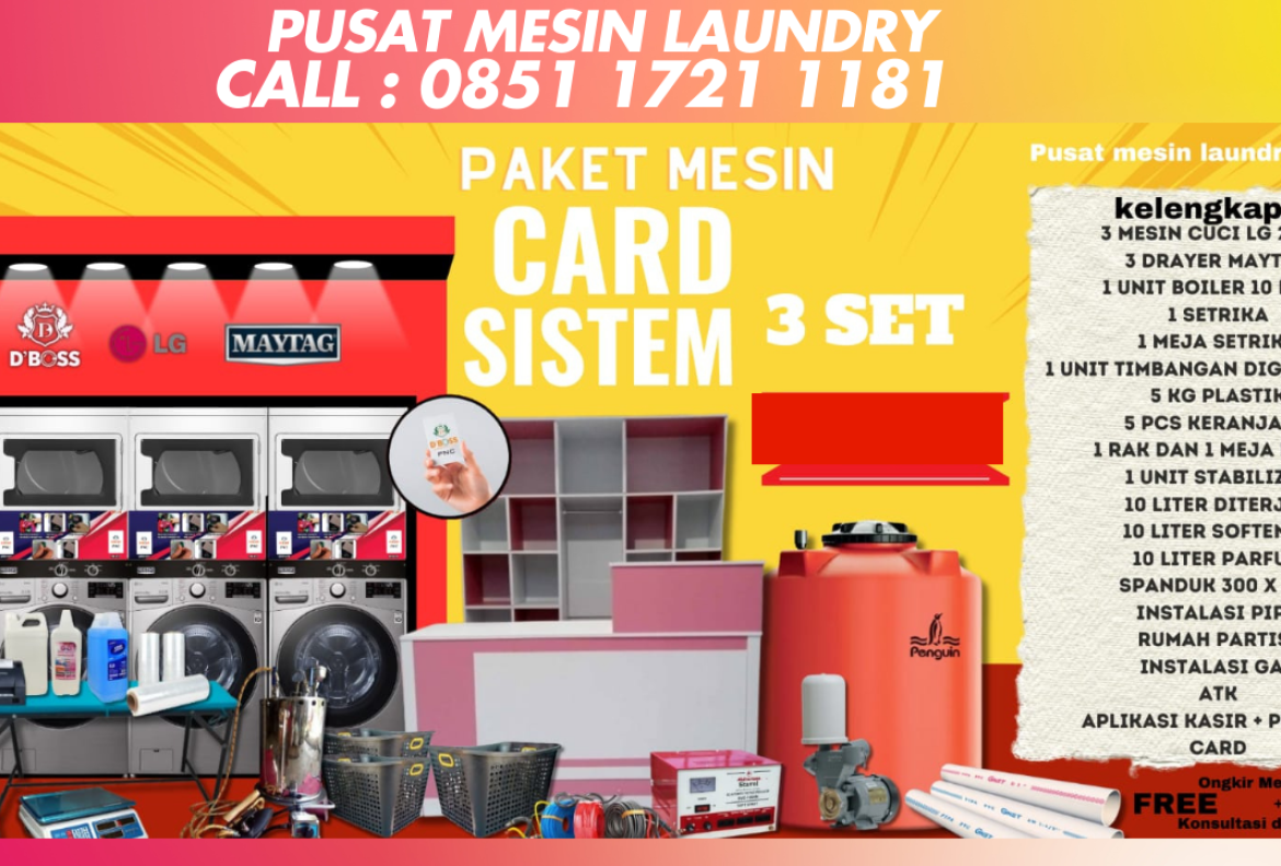 Jual mesin laundry tanahlaut