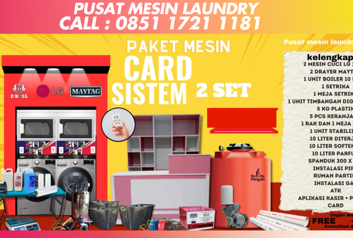 Jual mesin laundry lombokbarat