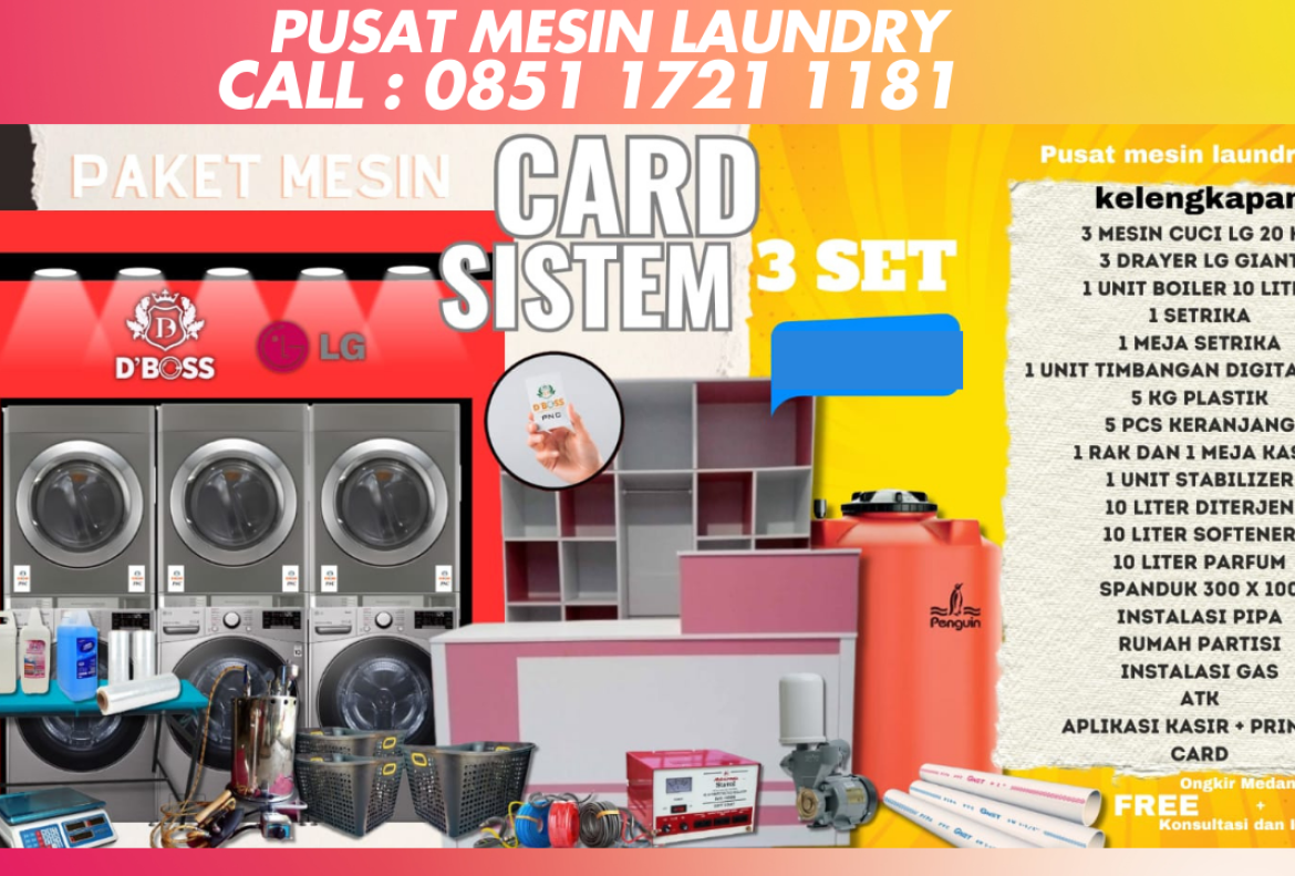 Jual mesin laundry mahakamulu