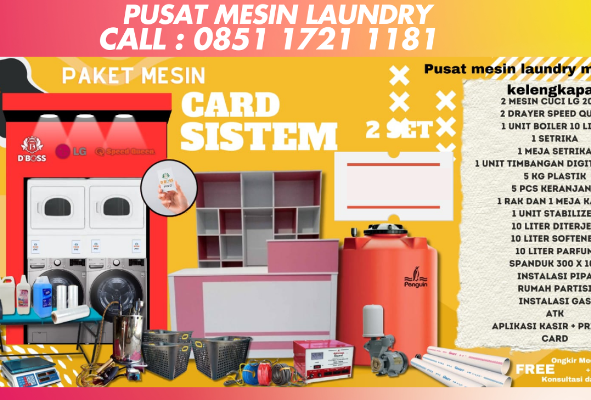 Jual mesin laundry denpasar
