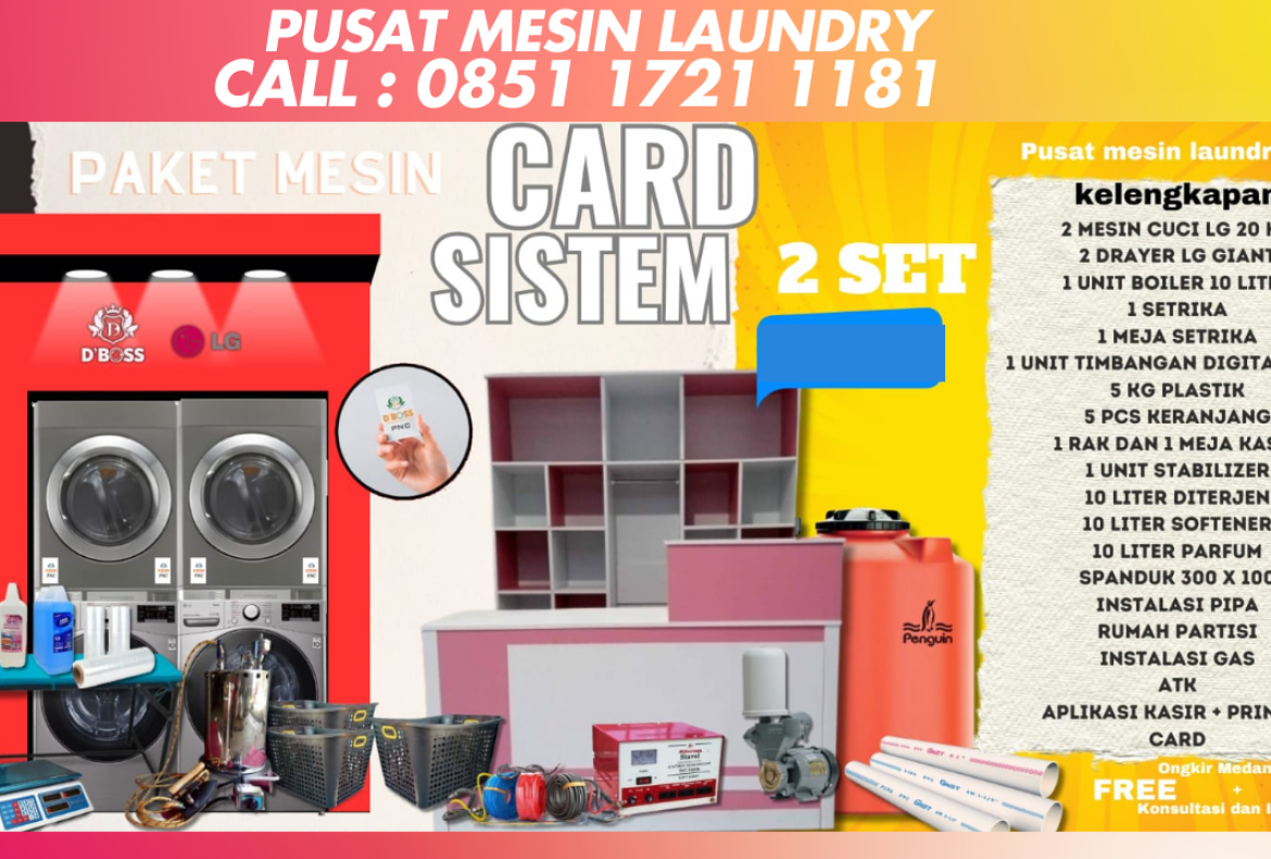 Jual mesin laundry katingan