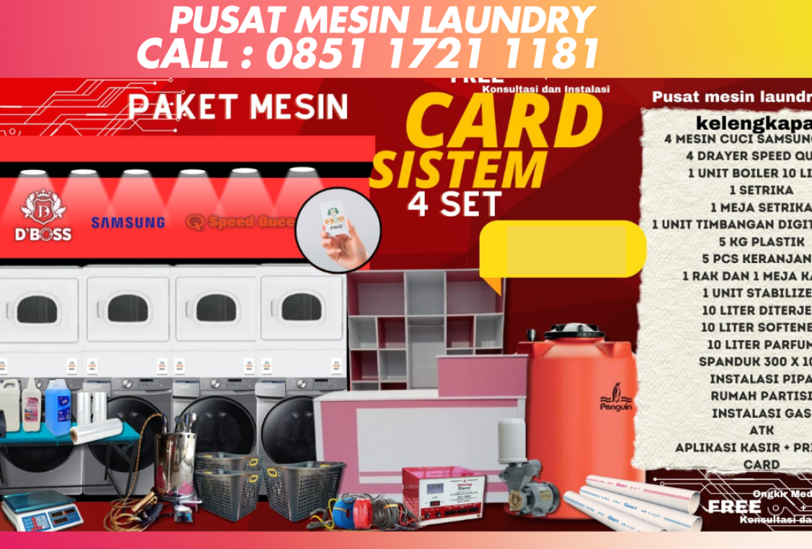 Jual mesin laundry ende
