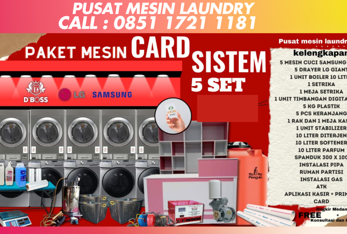 Jual mesin laundry paser