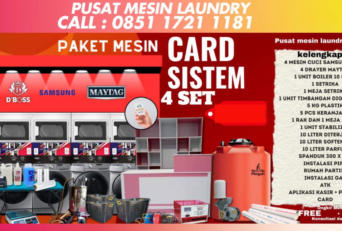 Jual mesin laundry banjarmasin